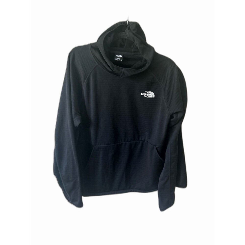 North Face Sweatshirt Hoodie Men’s Size XL Black Lightweight 100% Polyester